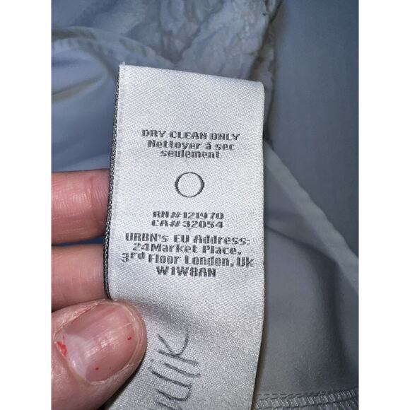 Anthropologie HD in Paris Enid Swing Dress Size M Ivory Lace High Neck Long Slv - Picture 10 of 15